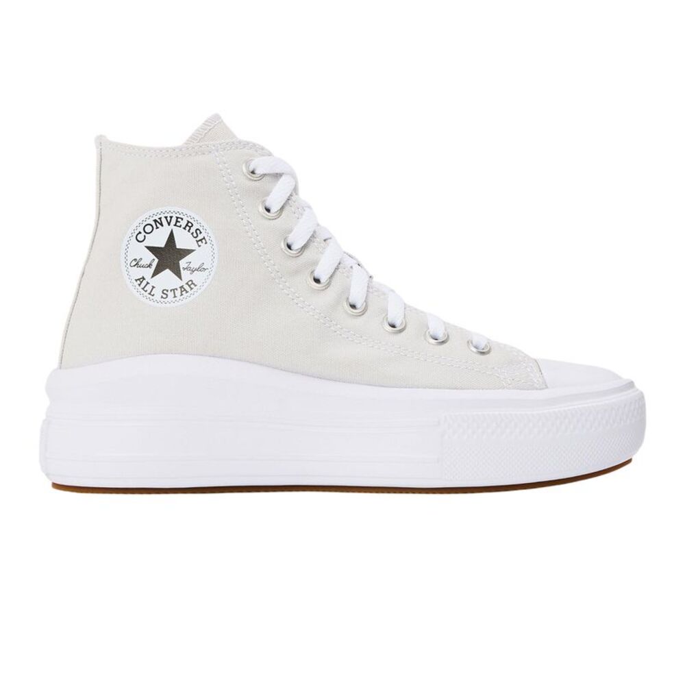 Converse Womens/Ladies Chuck Taylor Canvas Platform High Top Trainers / Gray